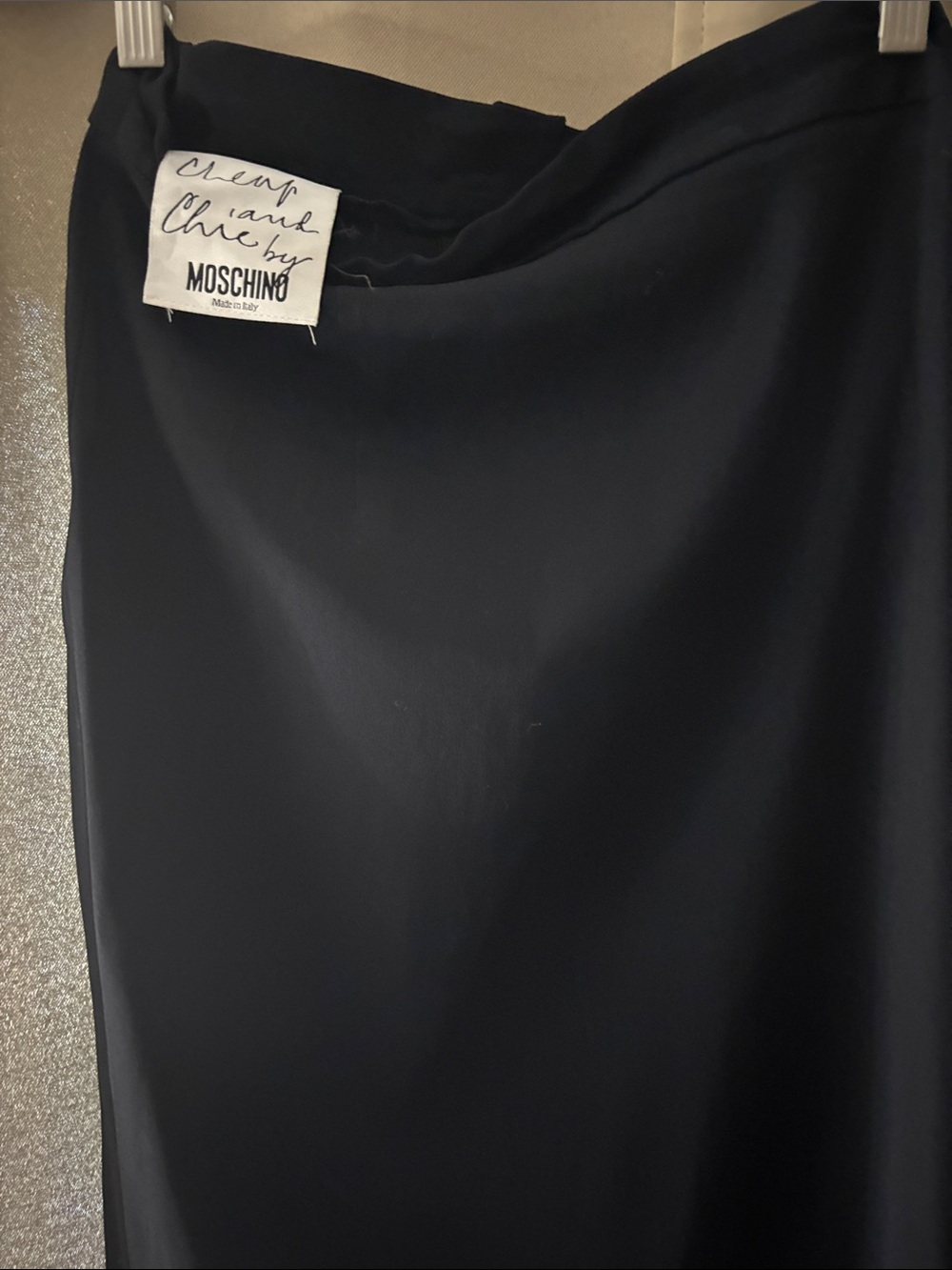 Moschino Black Midi Skirt